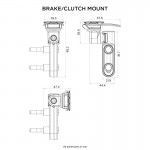 Quad Lock QLM-CLH Motorcycle Brake/Clutch Mount