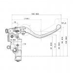 Brembo 110A26320 Motorcycle Radial Brake Master Cylinder