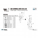 DMV DI-DMK-YA-07-K-DMK-CLS-UN03-K Steering Damper Mount Kit