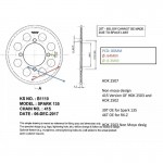 Hodaka 2507BV39 Motorcycle Rear Sprocket