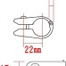 Posh-Faith 090167-03 Motorcycle Handle Brace Clamp