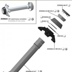 Rizoma ZDM094-04-BR-AN-A Motorcycle Aluminium Ring