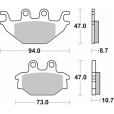 SBS 810RQ Motorcycle Break Pad