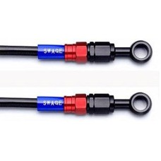 Plot Swage Line PT 01000-TG Motorcycle Front Brake Hose Kit