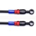 Plot Swage Line PT 01000-TG Motorcycle Front Brake Hose Kit