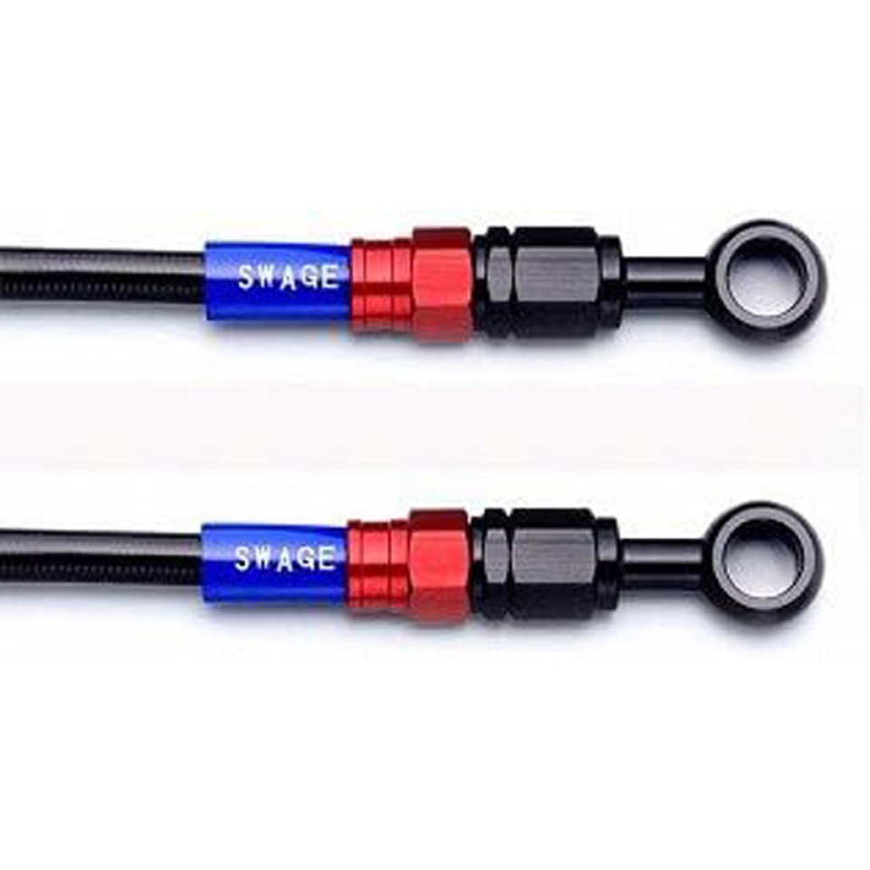 Plot Swage Line PT 01000-TG Motorcycle Front Brake Hose Kit