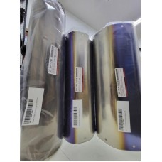 Yoshimura 134-054-4161B Motorcycle 105mm Round Silencer Sleeve 410mm Titanium Blue