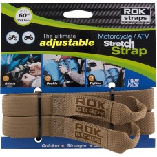 Oxford ROK065 Motorcycle Adjustable Luggage Strap Coyote Tan
