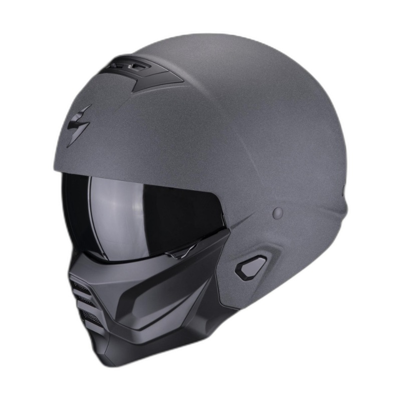 Scorpion EXO-Combat II Graphite Modular Motorcycle Helmet - Non PSB Approved