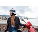 LS2 OF616 Airflow II Solid Jet Open Face Motorcycle Helmet