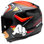 HJC RPHA 12 Shadow The Hedgehog Full Face Motorcycle Helmet