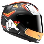 HJC RPHA 12 Shadow The Hedgehog Full Face Motorcycle Helmet
