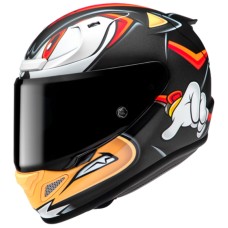 HJC RPHA 12 Shadow The Hedgehog Full Face Motorcycle Helmet - PSB Approved