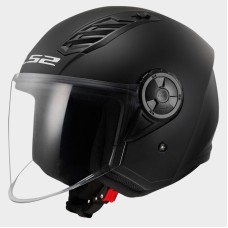 LS2 OF616 Airflow II Solid Jet Open Face Motorcycle Helmet