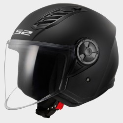 LS2 OF616 Airflow II Solid Jet Open Face Motorcycle Helmet