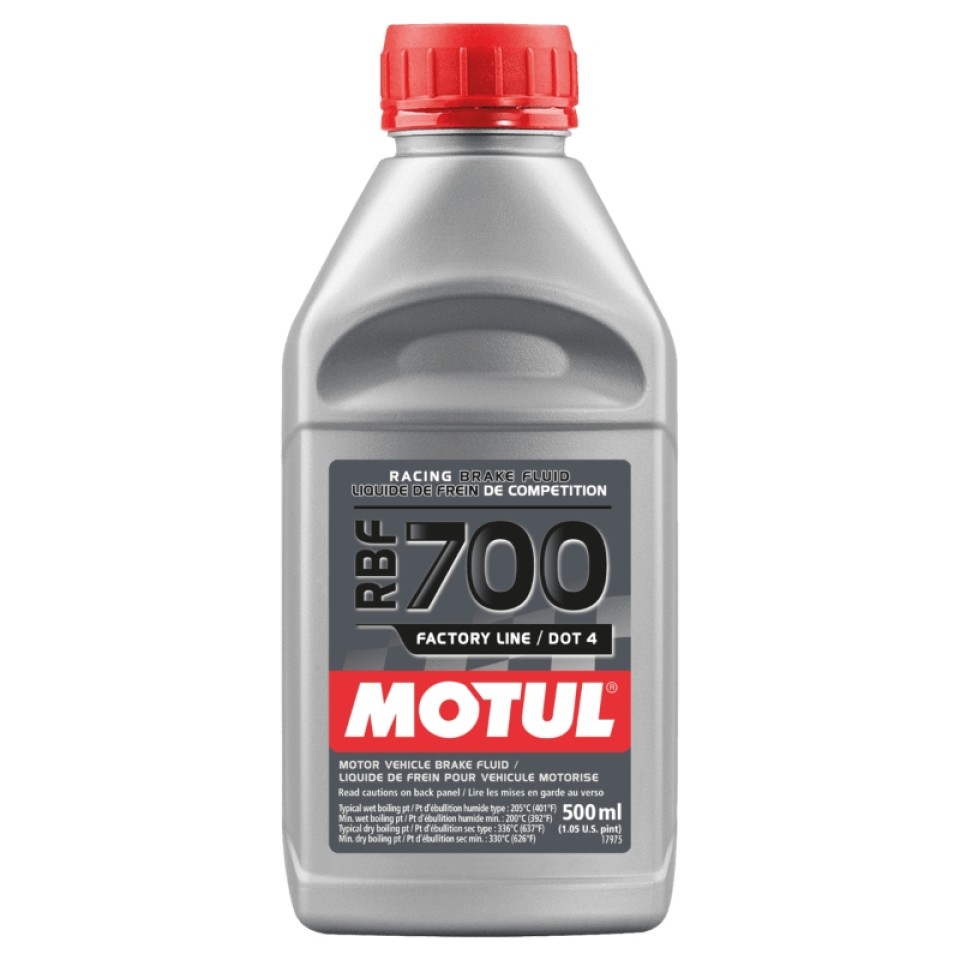 Motul RBF 700 Factory Line Fully Synthetic Racing Brake & Clutch Fluid for Motorcycle