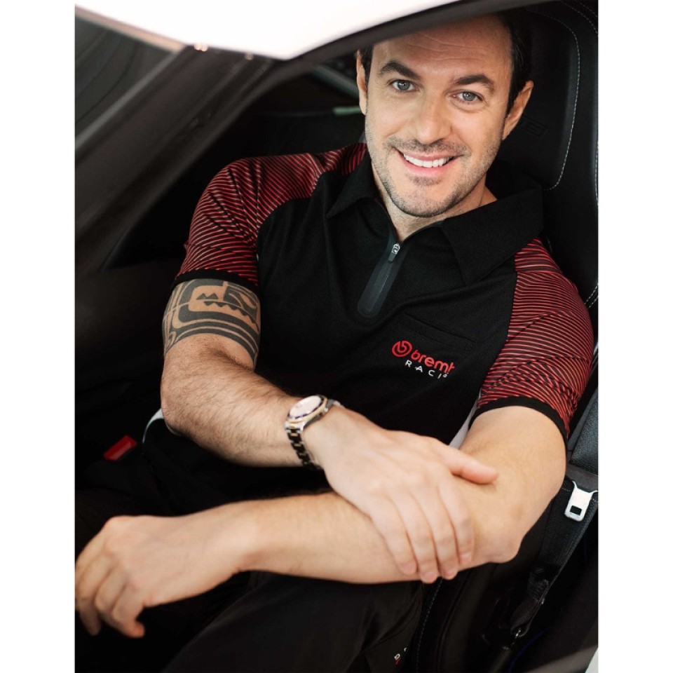 Brembo BR123U100BK Polo Racing T-Shirt