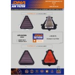 DNA P-H75N23-01 Motorcycle Air Filter for Honda 2023-2024