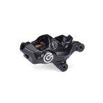 Brembo 120B81481 Motorcycle Brake Caliper Kit - Black for Harley Davidson 2000-2012