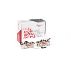 Brembo 220B01020 GP4-RX Motorcycle Radial Caliper Kit 100mm Nichel Coating for Aprilia, Benelli, Bimota, BMW, Ducati 2001-2025