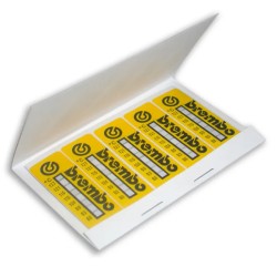 Brembo 02516811 Motorcycle Thermal Stickers Kit - Pack of 10