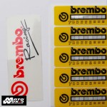 Brembo 02516811 Motorcycle Thermal Stickers Kit - Pack of 10