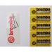 Brembo 02516812 Motorcycle Thermal Stickers Kit - Pack of 10