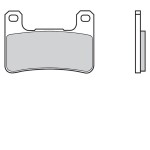 Brembo 107A48651 Motorcycle Racing Z04 Brake Pads for Kawasaki,Suzuki 2004-2020