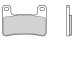 Brembo 107A48651 Motorcycle Racing Z04 Brake Pads for Kawasaki, Suzuki 2004-2020