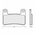 Brembo 107A48651 Motorcycle Racing Z04 Brake Pads for Kawasaki,Suzuki 2004-2020