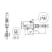 Brembo 10477680 PS12C Motorcycle Rear Brake Master Cylinder
