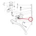 Brembo 110374125 Motorcycle Brake/Clutch Master Cylinder Dust/Boot Cover for Ducati, Aprilia 2008-2022