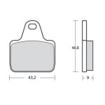 Brembo 107A48604 Z04 Motorcycle Brake Pad Kit