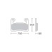 Brembo 107A48631 Motorcycle Z03 Racing Brake Pad Kit for BMW 2015-2023