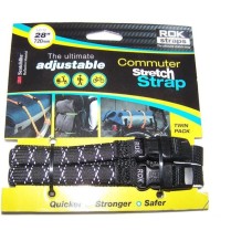 Oxford ROK10332 Motorcycle ROK Straps Commuter Refective Black
