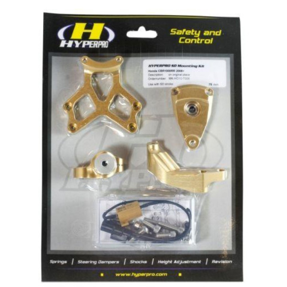 Hyperpro MK-BM12-B00 Motorcycle Steering Damper Mounting Kit for BMW R1200 GS 2013