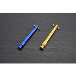 Kohken KOK-1036BL Motorcycle Pad Pin for 4P Cast 40mm-Titanium Blue
