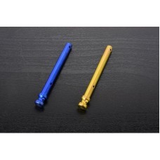 Kohken KOK-1039BL Motorcycle Pad Pin for 2P CNC 84mm-Titanium Blue
