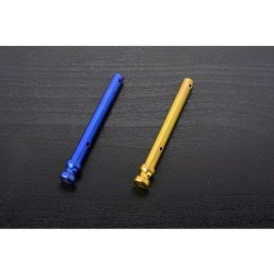 Kohken KOK-1039BL Motorcycle Pad Pin for 2P CNC 84mm-Titanium Blue