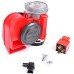Stebel 11690047 Motorcycle Nautilus Compact Red Air Horn