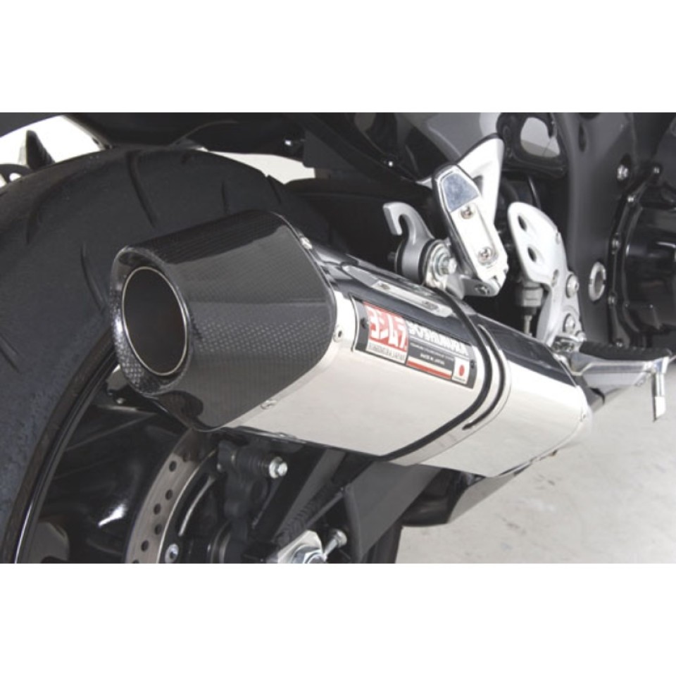 Yoshimura Tri-Oval Carbon End Slip-on Muffler for Suzuki GSX-R 1300 Hayabusa 2008-2019
