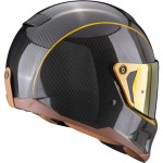 Scorpion EXO-87-261 EXO-HX1 Carbon SE Motorcycle Helmet Black- Gold - Non PSB Approved