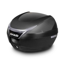 Shad Top Case SH34 Black With Carbon Cover