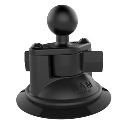 Ram Mount RAM-B-224-1U Motorcycle Suction Cup Base with Ball