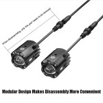 Future Eyes Mini F150S Motorcycle LED Auxiliary Spotlight