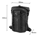 Komine SA-253 Motorcycle WP Backpack 22L-Black