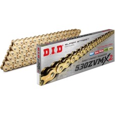 DID 530ZVM-X2 GG-130ZB Motorcycle X-Ring Gold & Gold Chain