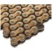 DID 520VX3GB Motorcycle X-Ring Gold and Black Chain