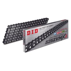 DID 525ZVMX2 B-120ZB Motorcycle X-Ring Black Chain