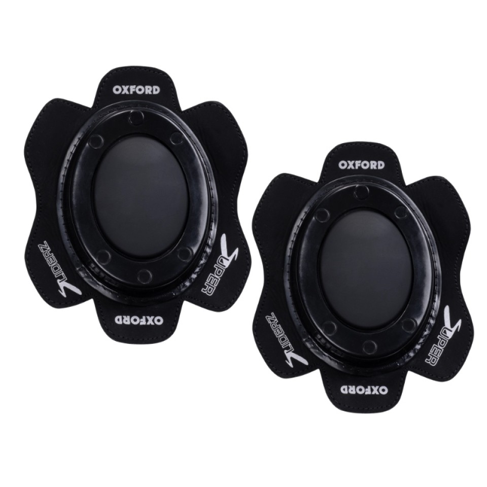 Oxford OX687 Rok Oval Motorcycle Knee Sliders Black